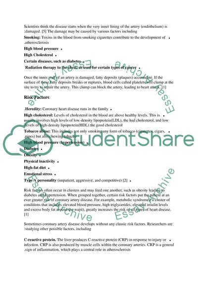 Coronary Artery Disease