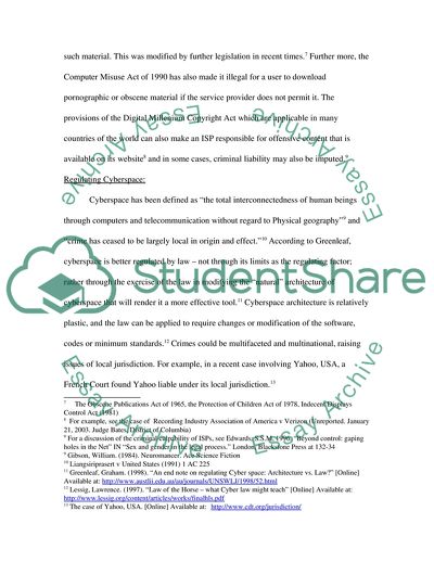 Cyber Law on Obscenity