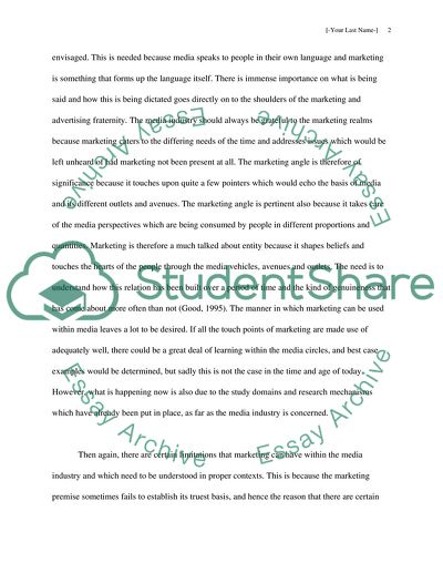 How Can Marketing Be Used in Media Industry