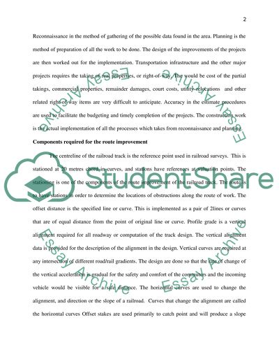 Track Design for Line Speed Improvements