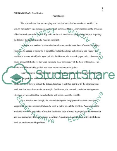 Provision of Medical Health