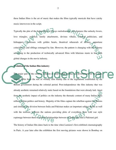 Film, Fashion and Food in India