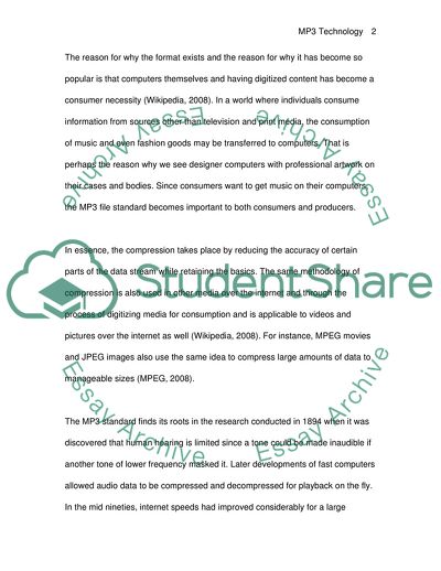 MP3 Technology Issues