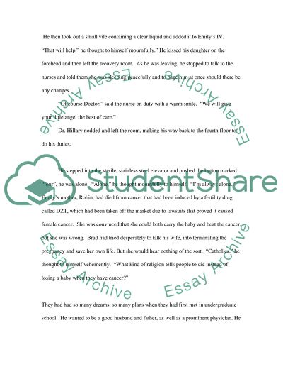 Sad Smile of Dr. Bradley Hillary