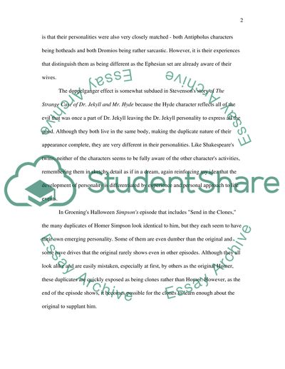 The Traditional Understanding of the Doppelganger