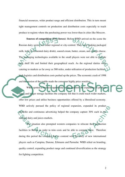 Wimm-Bill-Dann in Russian Market