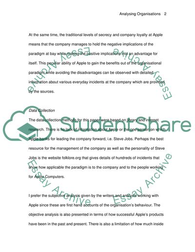 The Radical Humanist Paradigm in Analyzing Apple Inc
