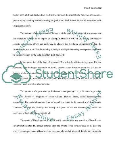 Poverty in European Union