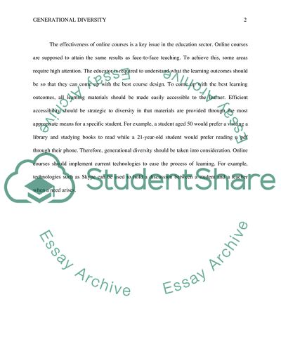 Generational Diversity