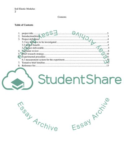 Soil Elastic Modulus Measurement Using Triaxial Test