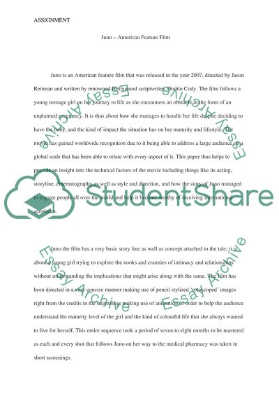 Juno American Feature Film