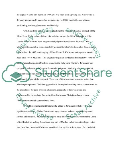 Examination of historical context