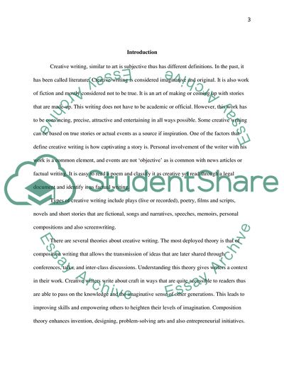 Creative Communication: The Process of Creative Writing