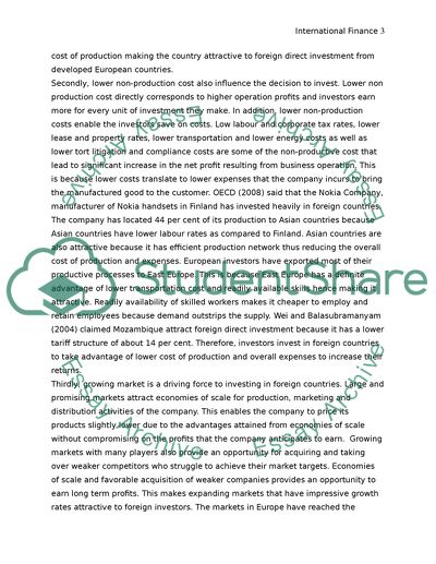 Foreign Direct Investment and Forwarding Contracts