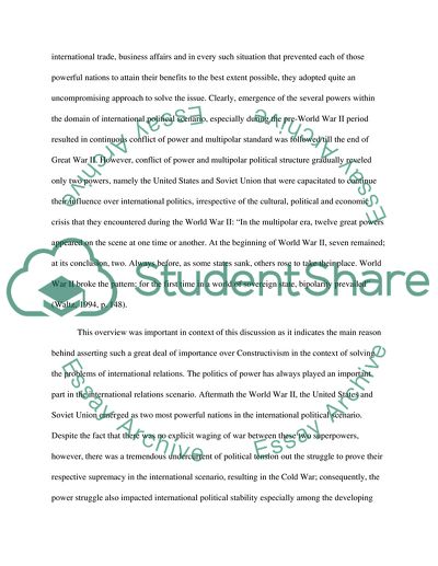 Rapid rise of Constructivism