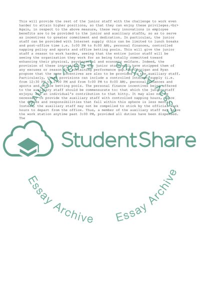 New and Improved Rewards at Work