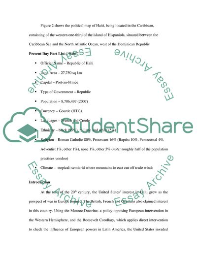 The Comparison of Haiti and Cuba throughout 1940-1960