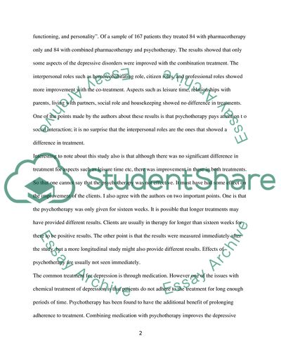 Does Psychotherapy Really Work