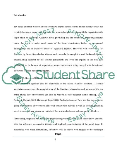 How Can We Understand Women Sexually Abusing Children