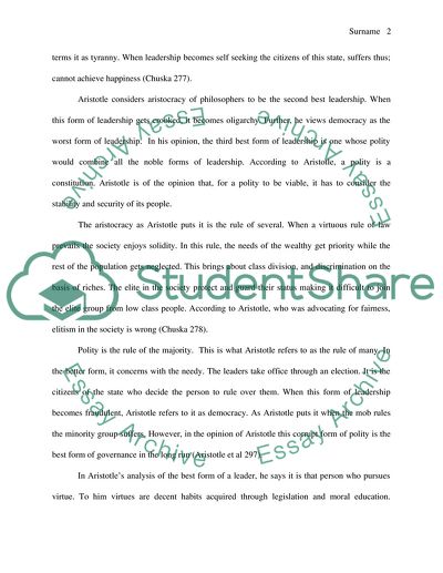 Critique of Aristotles Politics