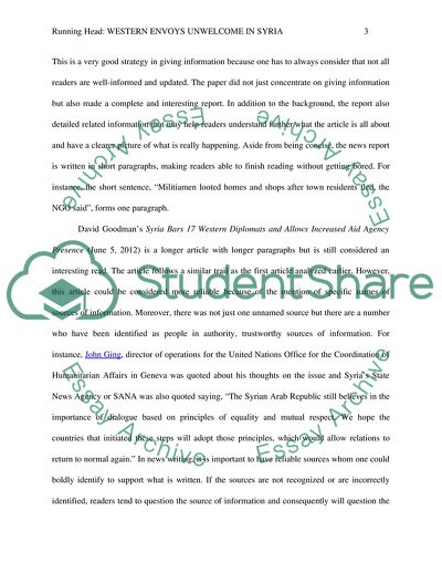 Western Envoys Unwelcome in Syria