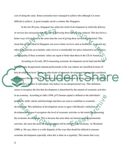 Key Foundations of Economic Development