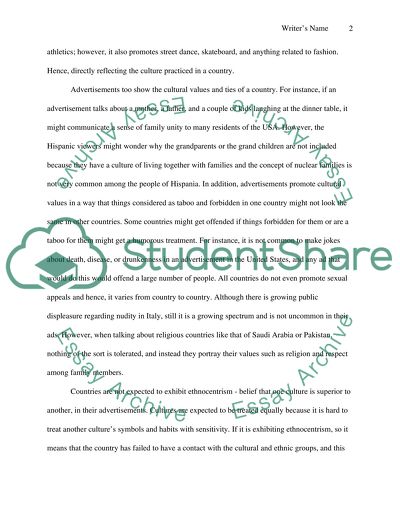 Advertising reveals a lot about a country