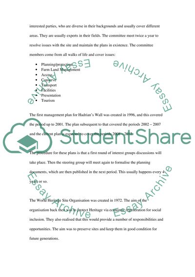 Hadrians Wall Walk Organisation and Legal Implications for Organisers