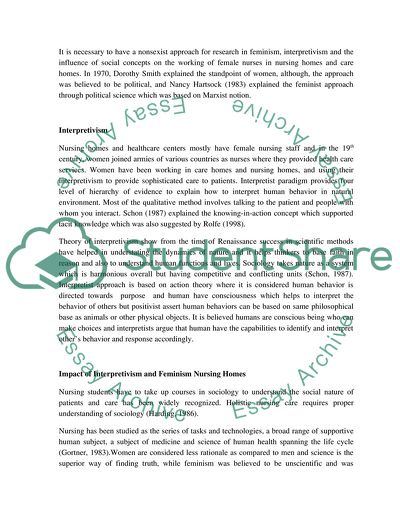 Postmodernism, Feminism and Social Science