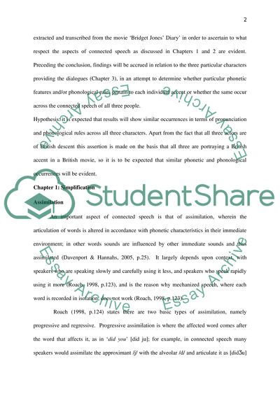 Aspects Of Connected Speech