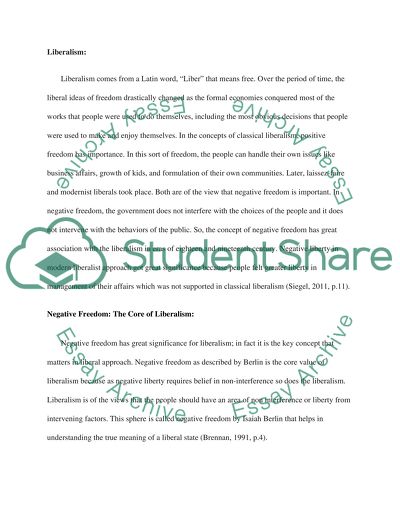 Positive and negative freedom essay image