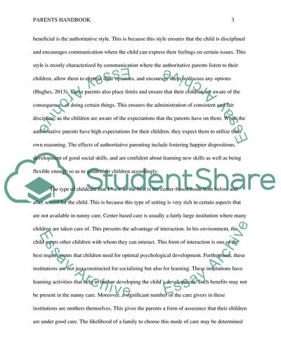 Parents Handbook