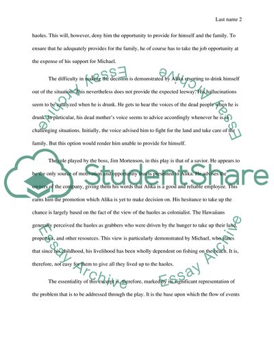 Analyze the play and characters