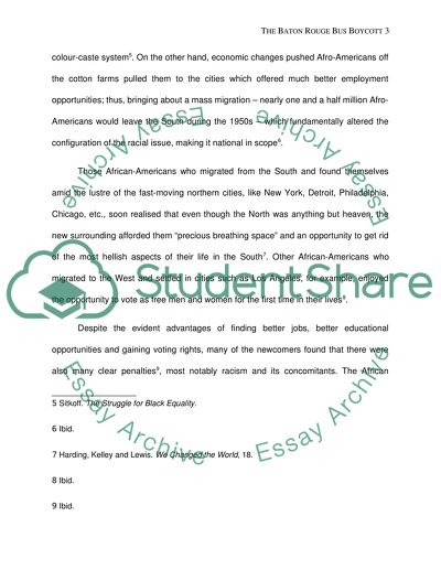 The Baton Rouge Bus Boycott