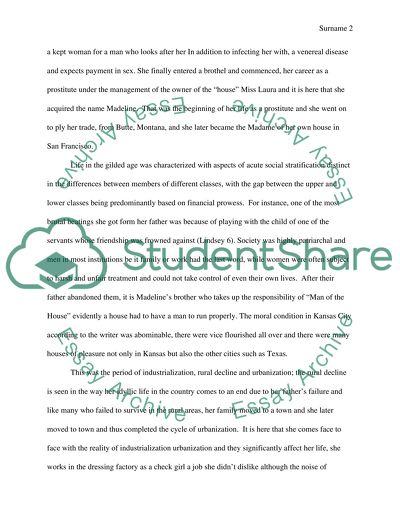 First-hand narrative of a Gilded-Age Prostitute