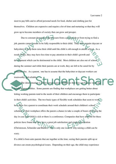 A scary time to raise a child