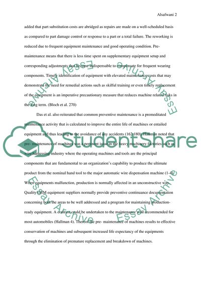 Does Pre-maintenance Save Machines from Risks