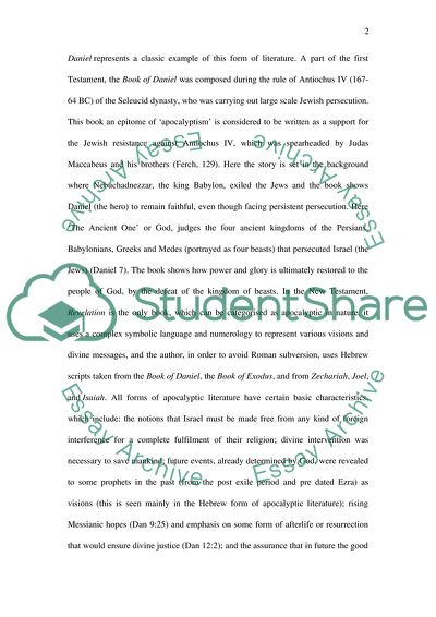 Characteristics of Apocalyptic Literature
