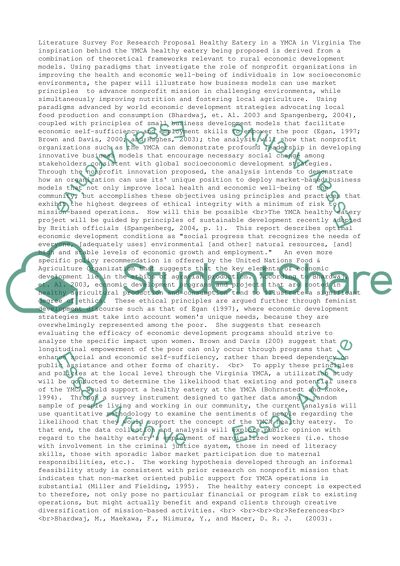 Healthy eatery in a YMCA in Virginia