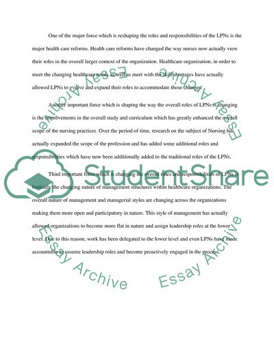 The Roles & Responsibilities of Licensed Practical Nurse